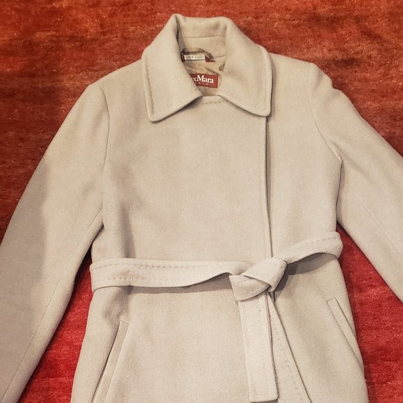 Max Mara Angora/Silk/Wool blend coat